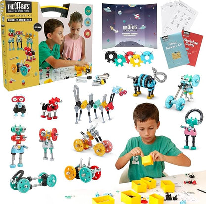 The Off Bits Educational STEM Toys for 6+: Robot Toy Building Sets, 3-in-1 Engineering Kit for Boys and Girls, Build Your Own STEM Building Toys with Endless Possibilities (Educational Kit)
