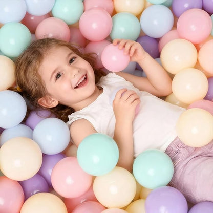 GOGOSO Ball Pits Balls for Toddlers Pack of 50 100 200 Plastics Shape Ball Non-Phthalate Non-BPA Non-Toxic 2.2-Inch Crush Proof Play Balls