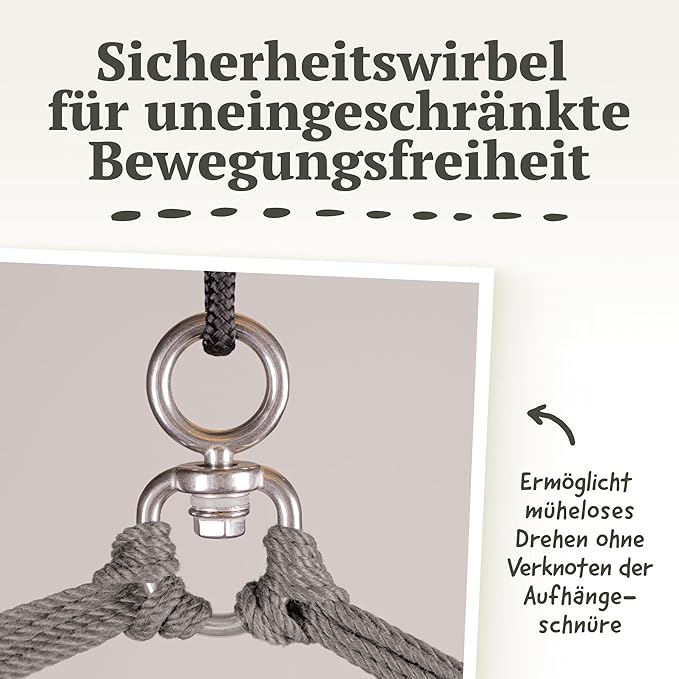 LA SIESTA® - XL King Domingo Hammock Swing Chair - Weather & Tear Resistant Hanging Hammock Chair - Indoor Outdoor Hammock Chair Swing - Hanging Chair for Patio Porch Bedroom - Max 355 Lbs, Lime