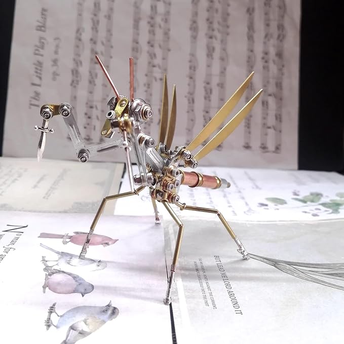 Mechanical Metal DIY 3D Insect Brass Puzzle (Mantis)