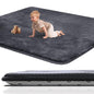 Large Thick Baby Play Mat for Floor,Padded Foam 59x79 Playpen Mat, Soft Support&Plush Feel Nursery Rug,Non Slip for Toddler,Infants,Kids Play,Yoga,Baby Crawling,Tummy Time (Dark Grey)
