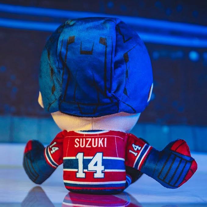 Bleacher Creatures Montreal Canadiens Nick Suzuki 8" NHL Kuricha Plush - Soft Chibi Inspired NHL Superstar