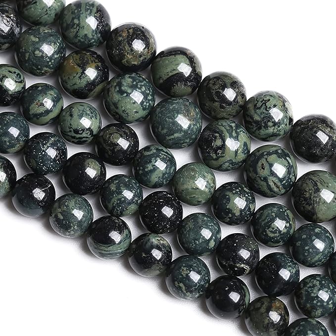6MM 57PCS Natural Stone Kambaba Jasper Loose Beads for Jewelry Making DIY Bracelet Necklace