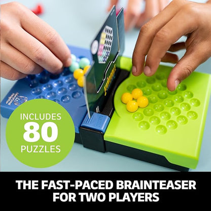 Educational Insights Kanoodle Head-to-Head Puzzle for 2 Players, Brain Teaser Game for Kids, Teens and Adults, Featuring 80 Challenges, Easter Basket Stuffers for Kids, Gift for Ages 7+