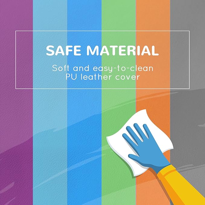 Soozier 12 Piece Soft Play Blocks Soft Foam Toy Building and Stacking Blocks Compliant Learning Toys for Toddler Baby Kids Preschool, Contemporary