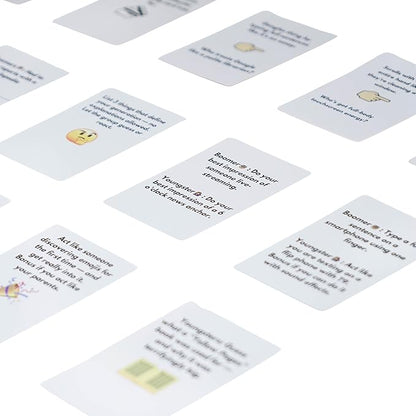 SHIMANY Over The Hill Hilarious Party Card Game for Boomers & Youngsters. Great for Birthdays, Family Gatherings & Adult Game Night