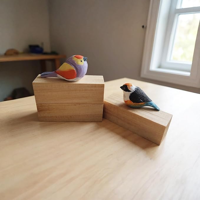 6PCS Basswood Carving Blocks，Whittling Wood Carving Kit,Soft Basswood for Carving(6"x2"x2")