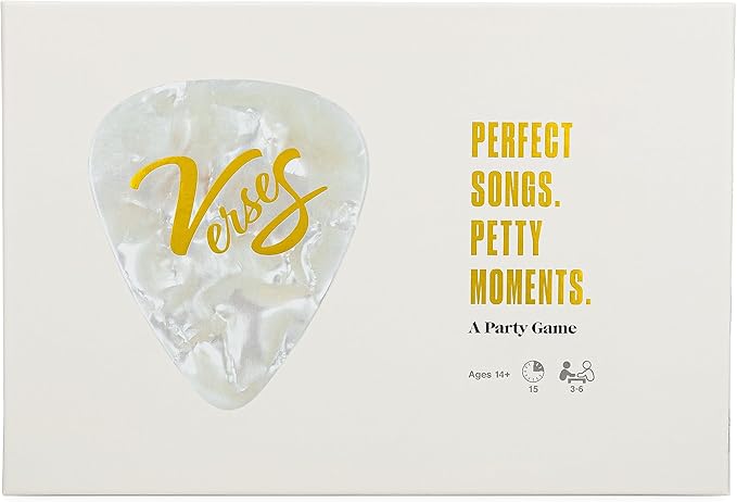 Hootenanny Games Verses Music Card Games for Adults & Teens | Match Top Songs with Petty Moments at Game Night & Parties | 3-6 Players, Ages 14+