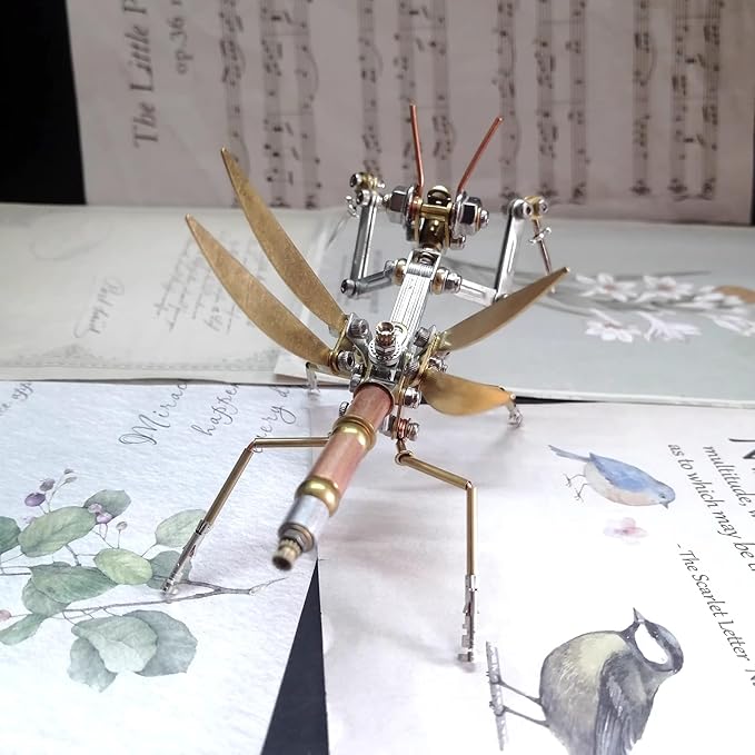 Mechanical Metal DIY 3D Insect Brass Puzzle (Mantis)
