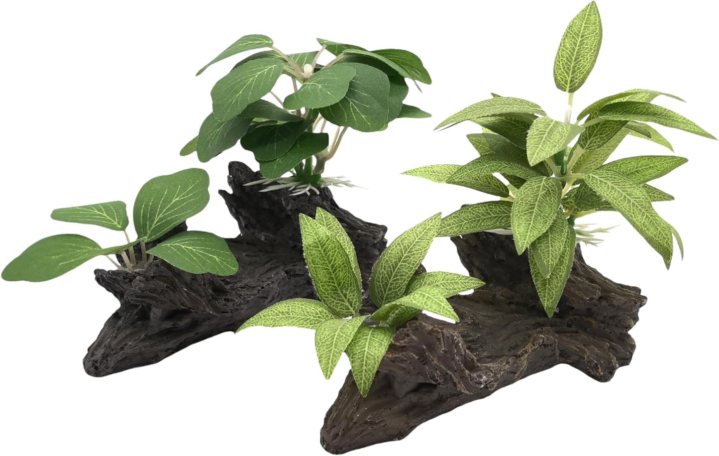 M2cbridge Artificial Fish Tank Plants Silk Aquarium Plastic Plant Aquatic Water Grass Foreground Decor(2PCS Big Green)