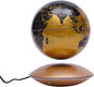 6" Magnetic Levitating Globe, 360°Rotating Geographic Globes Levitating Globes with LED Light Floating Magnetic Levitation Floating Globe for Desk Home Office Classroom Study Room(Gold/Single Color Light)