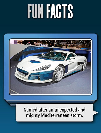 Cars Card Games - Matching Pairs, Snap, Trumps, Rummy, Happy Families (8 Games To Play) | Age 5+, 1-8 Players | Fun Family Travel Card Games and Gifts for Adults & Kids, Boys & Girls