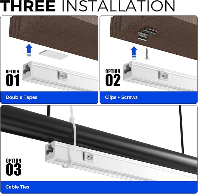 Barrina T5 Grow Lights for Indoor Plants Full Spectrum, 3FT 128W (8 X 16W) Indoor Plant Light with Separate Switch, Linkable Grow Lamp, Indoor Plant Lights for Growth, Plug and Play, 5000K, 8 Packs