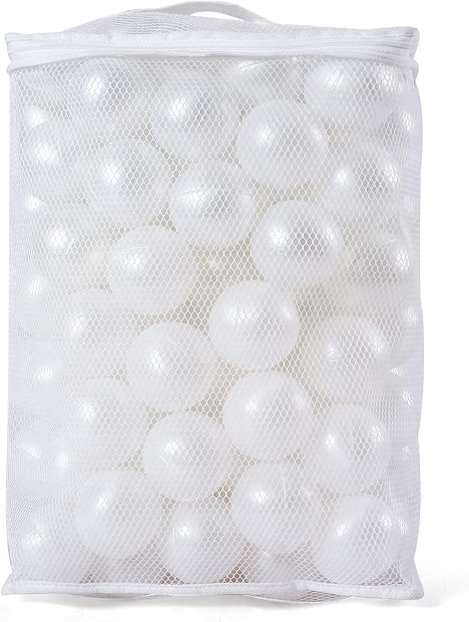 Realhaha Ball Pit Balls 50 100 200 500 Play Balls Plastic Balls for Baby Girls Toddlers Kids Play Tent Pool Playhouse Playpen Party Decoration