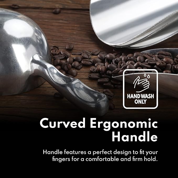 New Star 34585 Cast Aluminum Utility Scoop, 58-Ounce