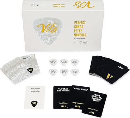 Hootenanny Games Verses Music Card Games for Adults & Teens | Match Top Songs with Petty Moments at Game Night & Parties | 3-6 Players, Ages 14+