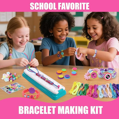 GILI Friendship Bracelet Making Kit for Girls Age 8-12 – DIY Arts and Crafts Toys – Best Christmas Birthday Gifts Ideas for Girls 7 8 9 10 11 Years Old
