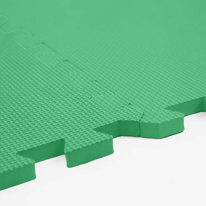 Flooring Inc's 1/2" Soft Non-Toxic Baby Play Mat, Toddler Playmat, Colorful Puzzle PlayMat, Floor Mats for Kids & Babies, EVA Foam Interlocking Tiles for Nursery & Playroom | Blue, 15 Tiles, 60 Sq/Ft