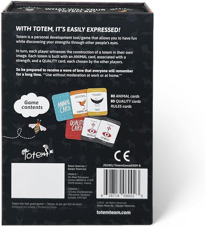 Totem the feel good game – Team Building, Therapy Games for Teens, Family Games for Kids and Adults, Counseling Activities, Boost Mindfulness, Social Emotional Skills and Self-Esteem