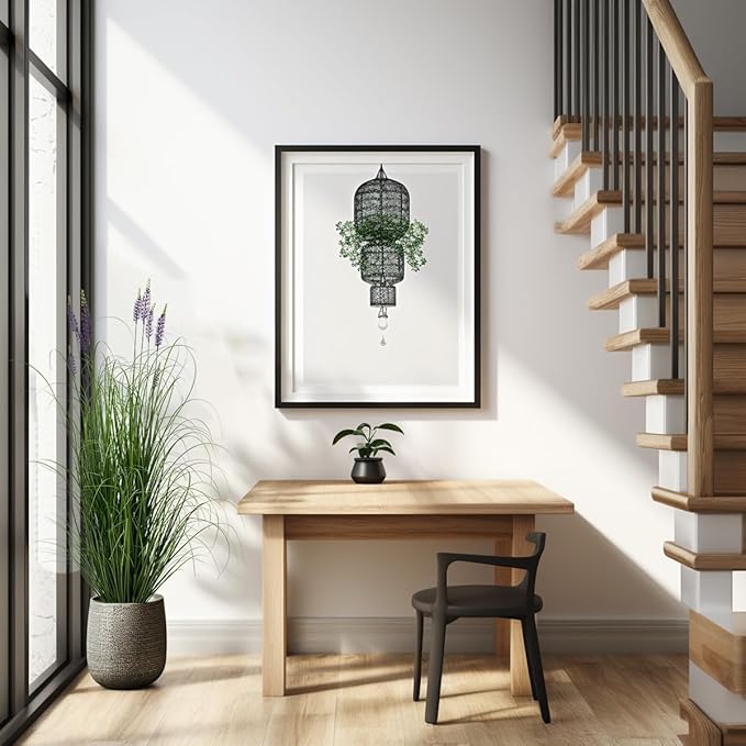 Artificial Plant 5ft Tall Artificial Lavender Plant,Faux Plants Indoor Home Decorative Artificial Plants & Flowers in Pot Fake Plant, House Plant Indoor