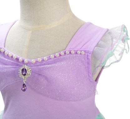 Dressy Daisy Princess Dress Up Clothes Halloween Fancy Party Tulle Skirt Summer Outfit for Baby & Toddler Girls