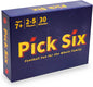Pick Six – The Ultimate Football Themed Card Game! Strategic Card Game for Kids and Adults. Great for Parties and Game Nights. 2-5 Players, Ages 7+.