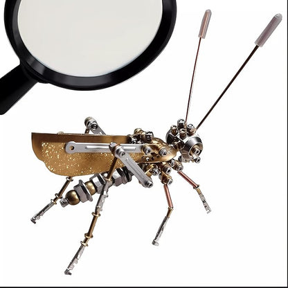 Mechanical Metal DIY 3D Insect Brass Puzzle (Cricket)