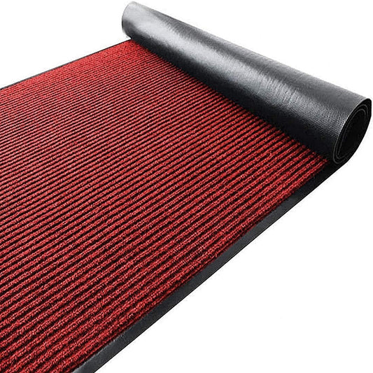 TANYOYO 3' X 10' Commercial Grade Door Floor Mat Brush Step Entrance Mat Vinyl Backed Utility Doormat Heavy Duty Floor Rugs Commercial Outdoor Carpet Indoor Outdoor Entrance Mat