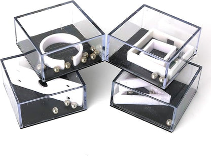 Balance IQ Party Favor Games - Cube Puzzle Stocking Stuffers for Kids and Adults - 12 Puzzles