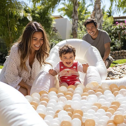 Realhaha Ball Pit Balls 50 100 200 500 Play Balls Plastic Balls for Baby Girls Toddlers Kids Play Tent Pool Playhouse Playpen Party Decoration