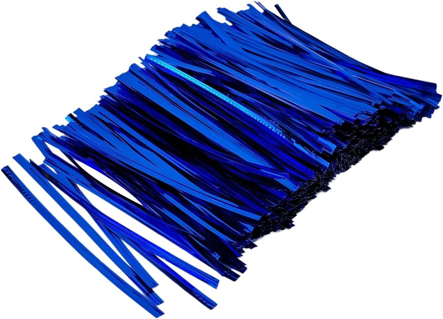800 Pcs Metal Twist Ties 4 Inches Twist Straps for Bread Bags Candy Bags Snack Bags Halloween Party Cake Favor (Blue)