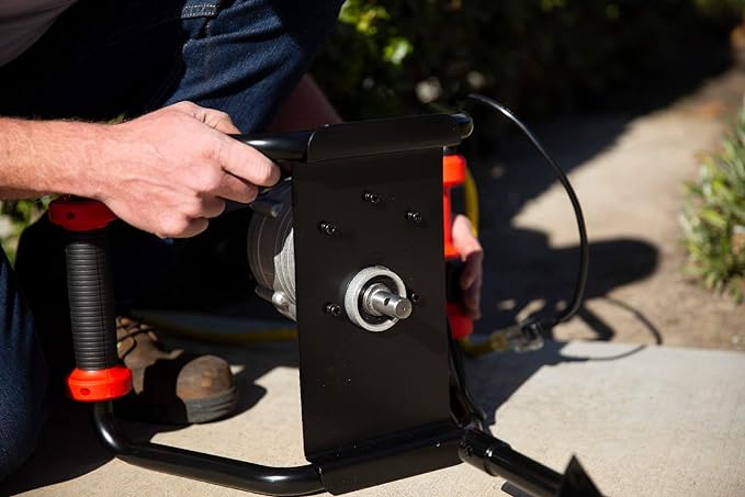 XtremepowerUS 1500W Electric Post Hole Digger Earth Auger Dig Hole Fence Post Hole Digging, Tree Planting with 6" Digging Auger Bit Set, 3/4" Shaft