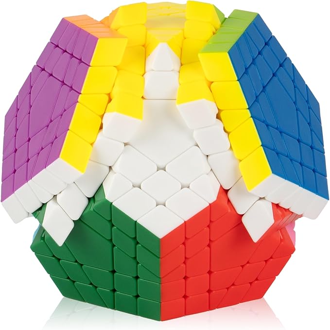 Ganowo Megaminx Speed Cube Gigaminx 5x5 Cubes Brain Teasers for Kids Adults Boys Teens