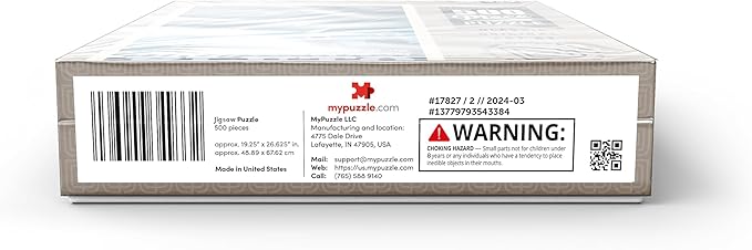 MyPuzzle Pluto: Meteor Showers, Vintage Poster - Premium 500 Piece Jigsaw Puzzle for Adults