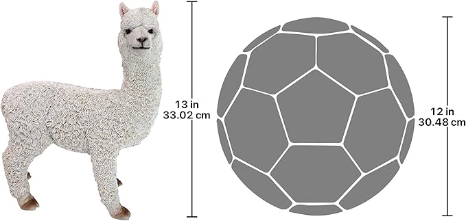 Design Toscano The Alpacalypse of Alpaca Garden Statues: Baby