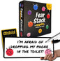 Fear Stack – What Freaks Out Your Family? A Fun Family Game for Adults and Kids | Includes 184 Cards, 4 Whiteboards, and 4 Markers | Great for Grandkids and Friends