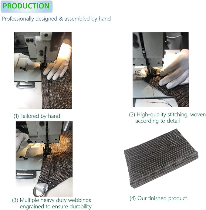 Eden's Decor Straight Flat-Edged Sun Shade Sail Rectangular 18' x 21' Wheat UV-Blocking Outdoor Canopy Fabric Cloth Awning for Pergola Patio Garden Backyard Custom Size