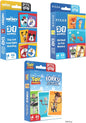 Bicycle Disney Games Bundle: 3 in 1 Mickey Card Games, 3 in 1 Pixar Card Games, and Disney Pixar Forks: Plays Like Spoons, Includes 7 Different Games