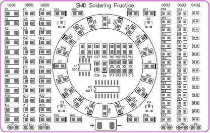 Gikfun DIY SMD SMT Welding Practice Soldering Skill Training Board Ek7028