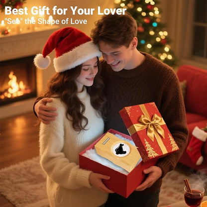 Ferrofluid Sound Visualizer, Dancing Ferrofluid Speaker Music Mate, Audio Visualizer Desk Art with Lamp, Cool Science Decor Gifts for Friend - Desk, Bedroom & Office Display (No Speaker) (Wave)