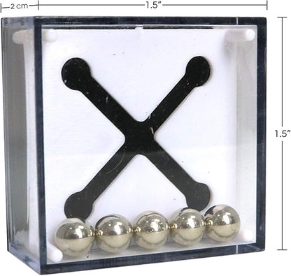 Balance IQ Party Favor Games - Cube Puzzle Stocking Stuffers for Kids and Adults - 12 Puzzles