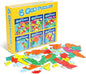 GeoToys GeoPuzzle, Country-Shaped Jigsaw Puzzles Set of 6 in One Box, Geography Puzzle, Map Puzzle, Jigsaw Puzzles for Kids Ages 6-9 Years Old