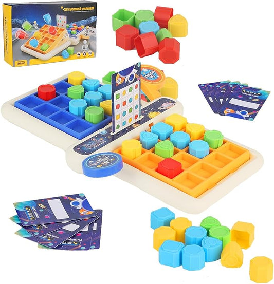 Board Games for Kids,Games Puzzle Board Matching Game,Shape Toy Puzzle Game,Educational Toys for Children Over 3 Years Old