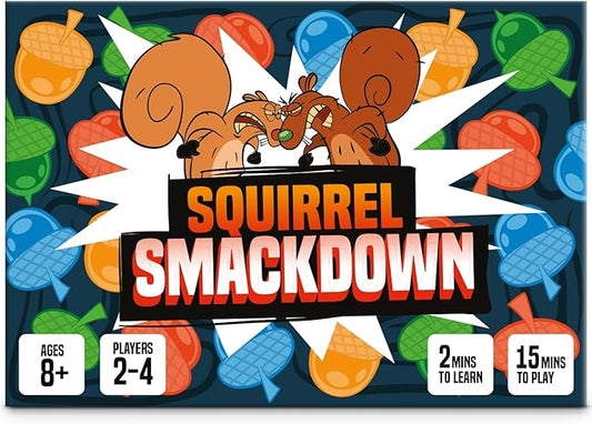 da Vinci's Room Squirrel Smackdown - The Fast Paced Family Card Game for 2-4 Players | Fun Card Games for Teens, Kids 8-12, or Adults (Original Edition)