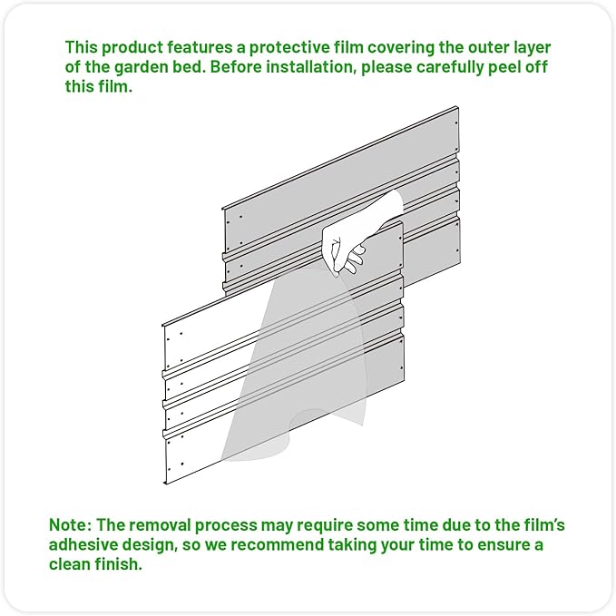 SnugNiture Galvanized Raised Garden Bed 8x4x1FT Outdoor Large Metal Planter Box Steel Kit for Planting Vegetables, Flowers