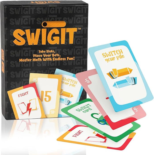 Math Card Game – Fun & Educational Math Games for Kids, Teens & Adults Ages 8+ | Strategic Addition & Subtraction Learning – Perfect for Family Game Night