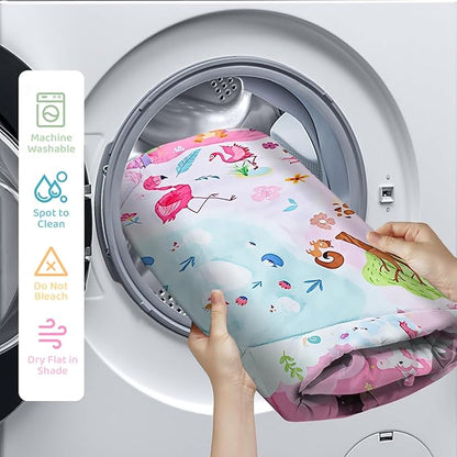 7-in-1 Large Activity Mat for Babies 0-6 Months Tummy Time Mat Play Mat, 5 Tummy TimeToys, 18 Ocean Toys, and 1 Tummy Time Pillow, Baby Activity Mat Easy to Install & Clean, Baby Gift