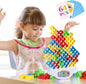 64Pcs Tetra Tower Game, Family Board for 2 Players Family Games, Building Blocks Stacking Balance Games Toys for Kids, Adults, Friends, Classroom, Family and Travel Party