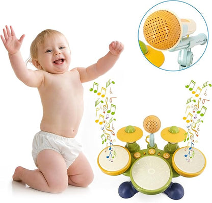 Drum Set for Toddlers 4+, Kids Drum Set Musical Instruments, Toys for 4 5 Year Old Boy Birthday Gifts