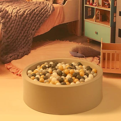 GOGOSO Ball Pits Balls for Toddlers Pack of 50 100 200 Plastics Shape Ball Non-Phthalate Non-BPA Non-Toxic 2.2-Inch Crush Proof Play Balls